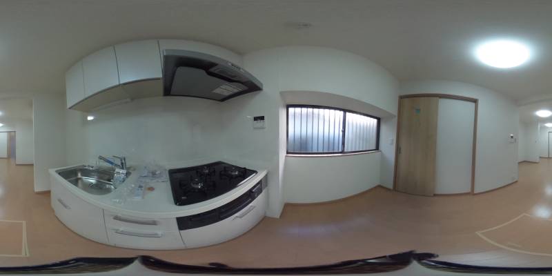 パノラマ画像キッチン