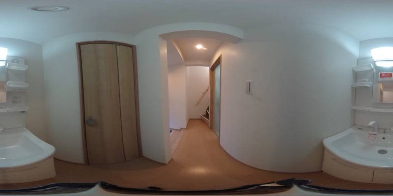 パノラマ画像洗面所