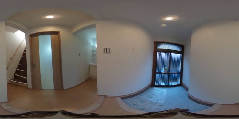 パノラマ画像玄関