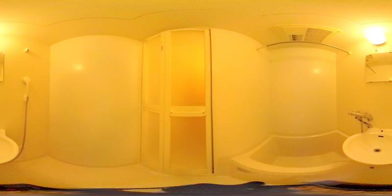 パノラマ画像バスルーム