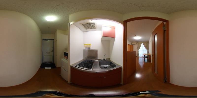 パノラマ画像キッチン