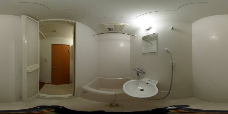 パノラマ画像バスルーム