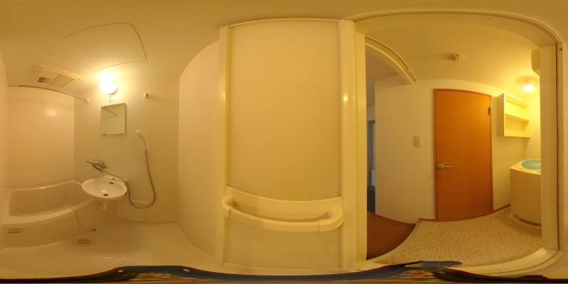 パノラマ画像バスルーム