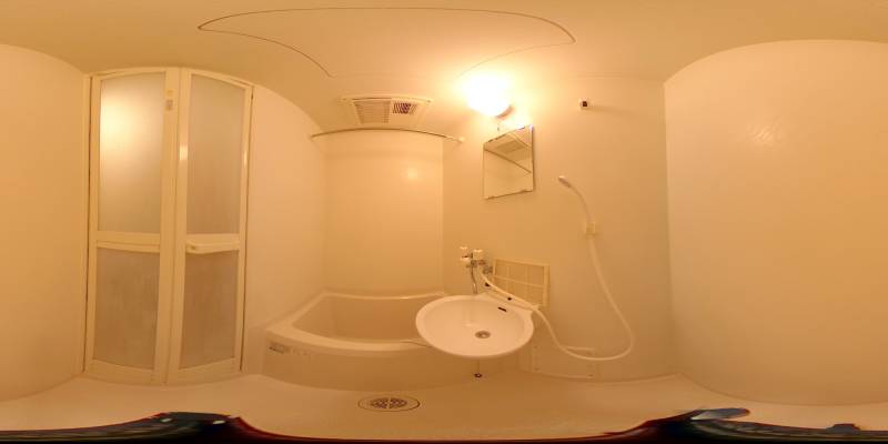 パノラマ画像バスルーム