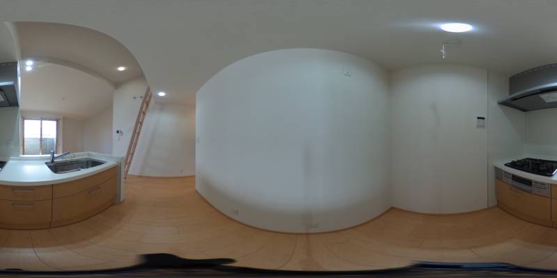 パノラマ画像キッチン