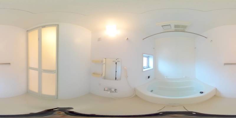 パノラマ画像バスルーム