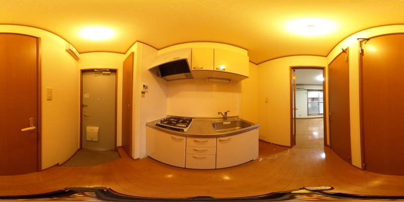 パノラマ画像キッチン