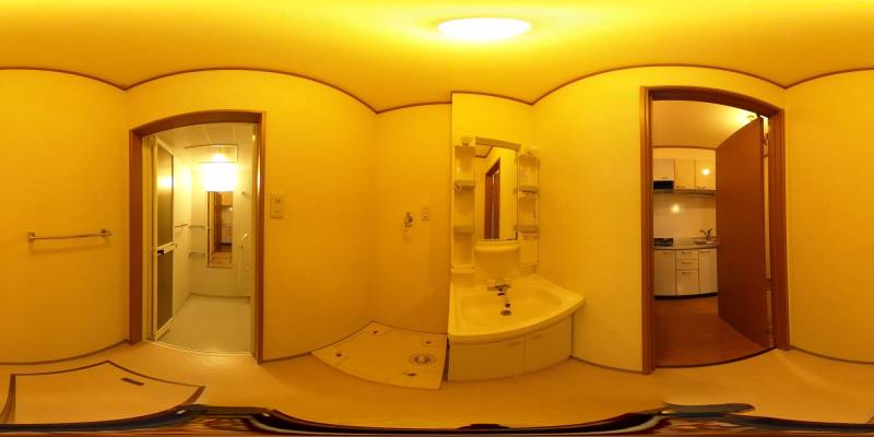 パノラマ画像洗面所