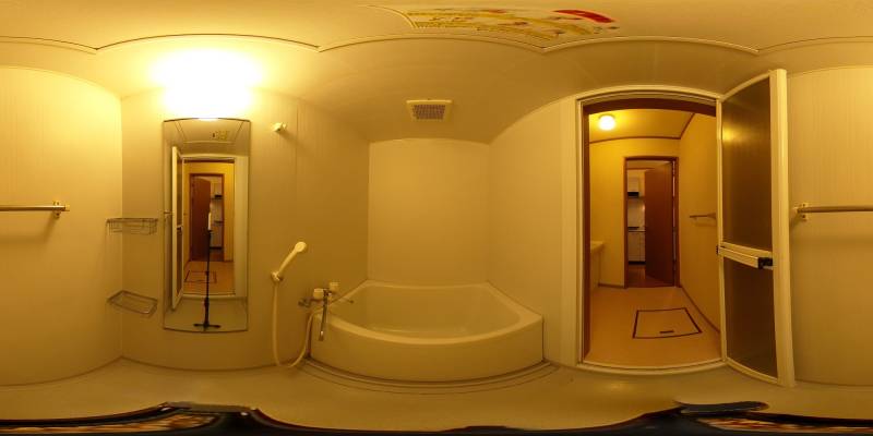 パノラマ画像バスルーム