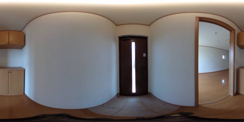 パノラマ画像玄関