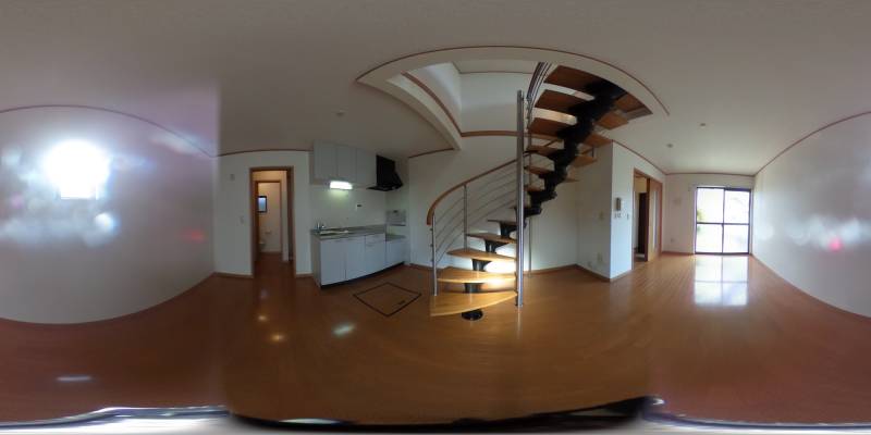 パノラマ画像リビング