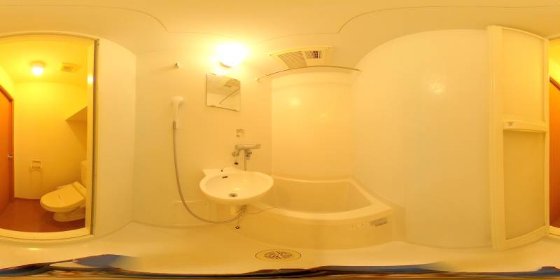 パノラマ画像バスルーム