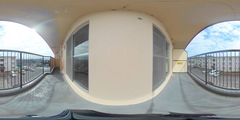 パノラマ画像バルコニー