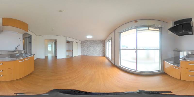 パノラマ画像キッチン