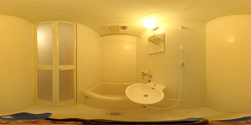 パノラマ画像バスルーム