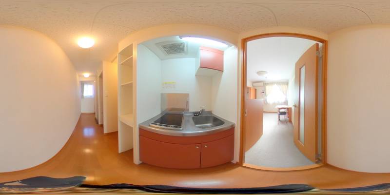 パノラマ画像キッチン