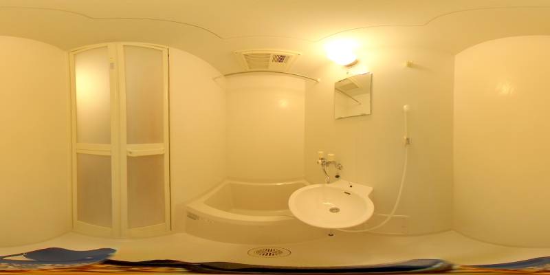 パノラマ画像バスルーム