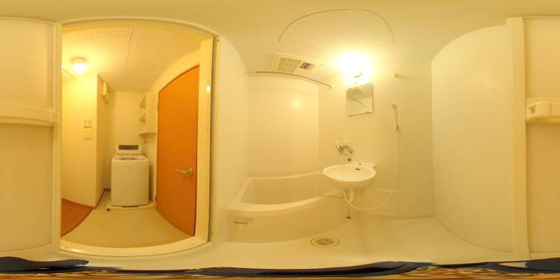 パノラマ画像バスルーム