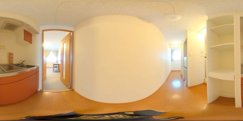 パノラマ画像キッチン