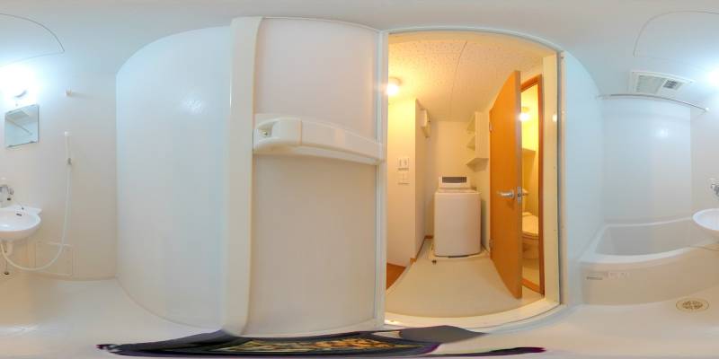 パノラマ画像バスルーム