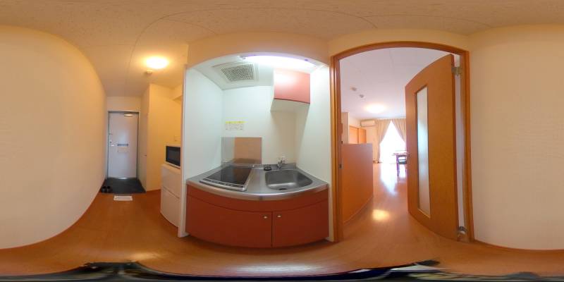 パノラマ画像キッチン