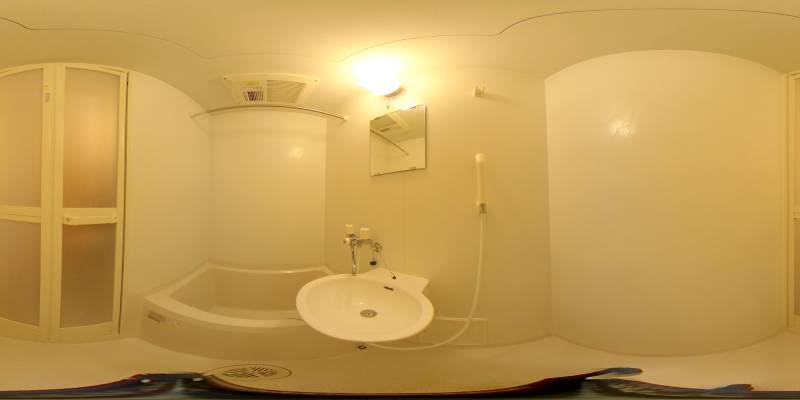 パノラマ画像バスルーム