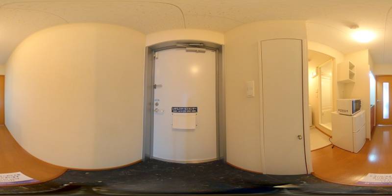 パノラマ画像玄関