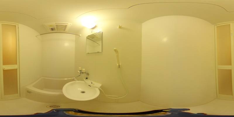 パノラマ画像バスルーム