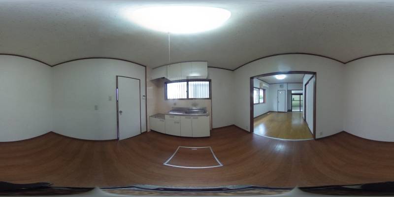 パノラマ画像キッチン