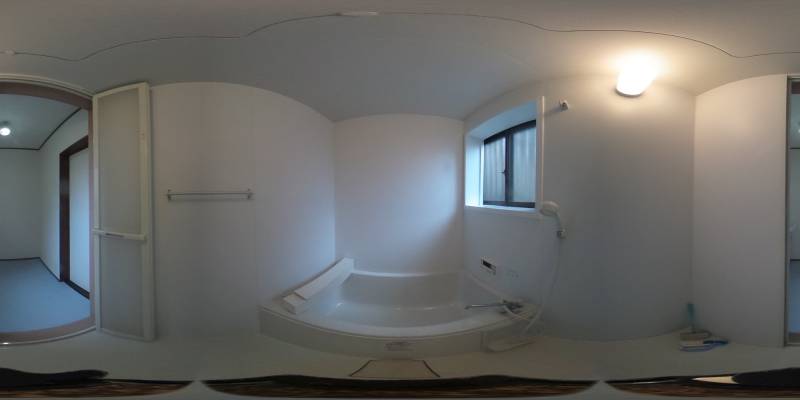 パノラマ画像バスルーム