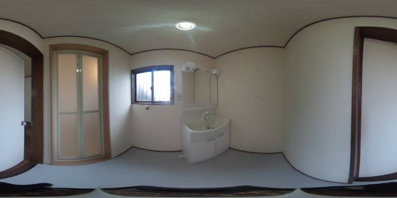 パノラマ画像洗面所
