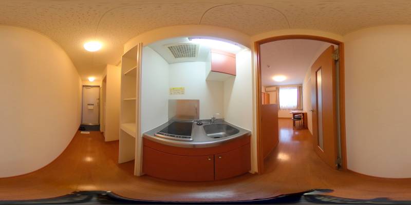 パノラマ画像キッチン