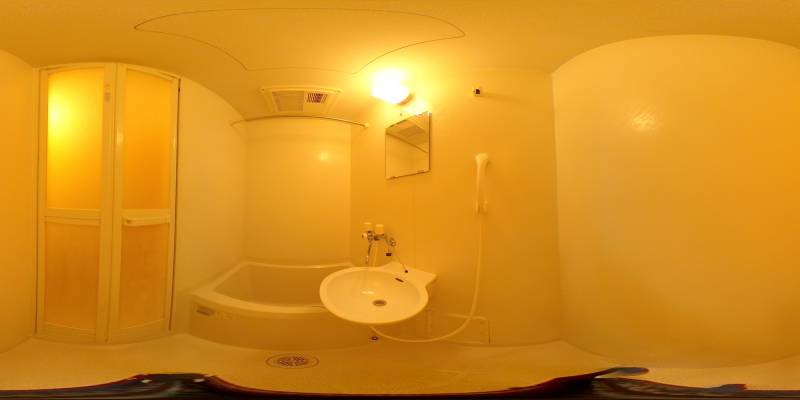 パノラマ画像バスルーム