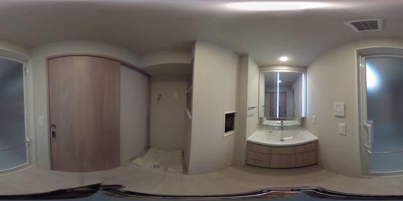 パノラマ画像洗面所