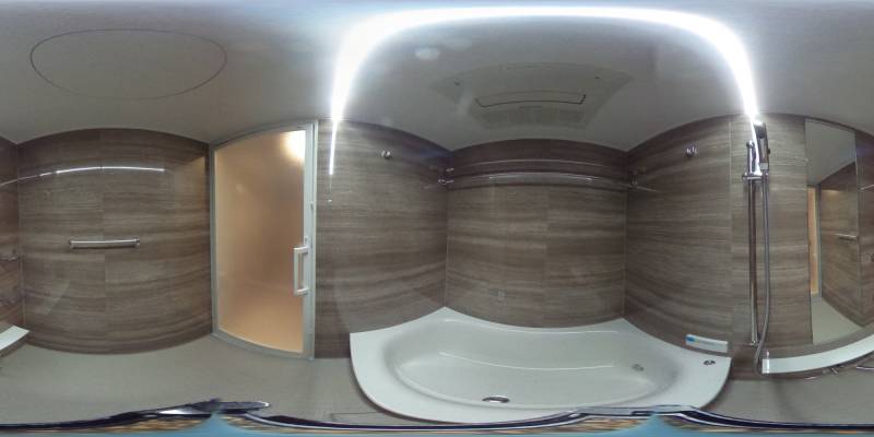 パノラマ画像バスルーム