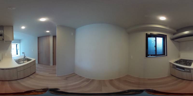 パノラマ画像キッチン