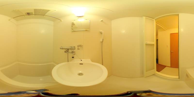 パノラマ画像バスルーム