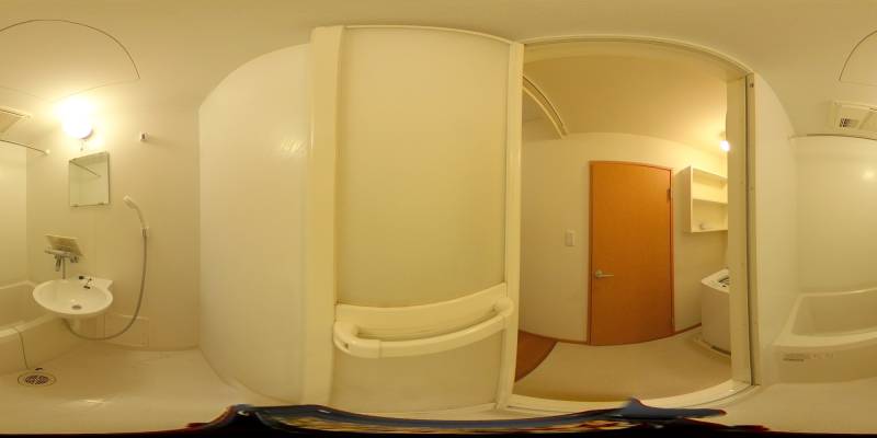 パノラマ画像バスルーム