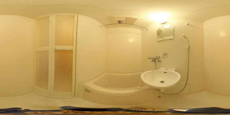 パノラマ画像バスルーム