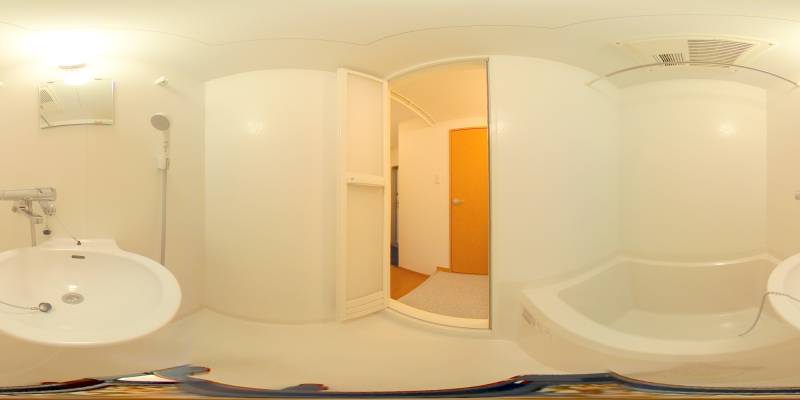 パノラマ画像バスルーム