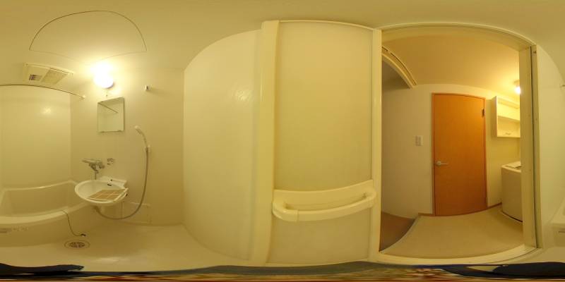 パノラマ画像バスルーム