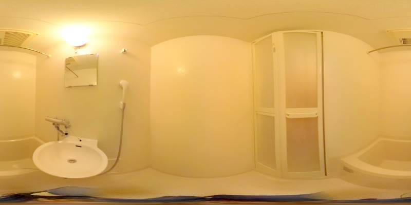 パノラマ画像バスルーム