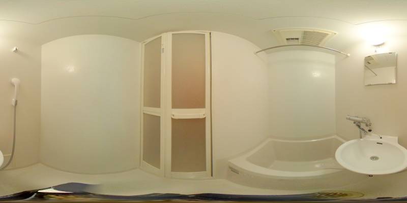 パノラマ画像バスルーム