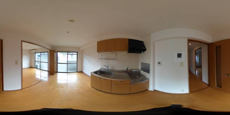 パノラマ画像キッチン