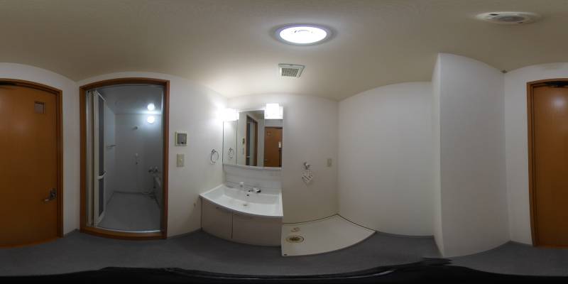 パノラマ画像洗面所