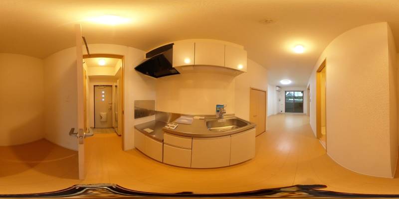 パノラマ画像キッチン