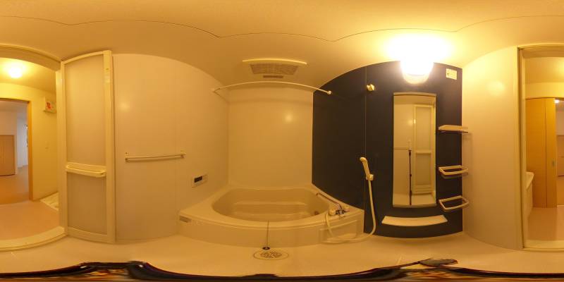 パノラマ画像バスルーム