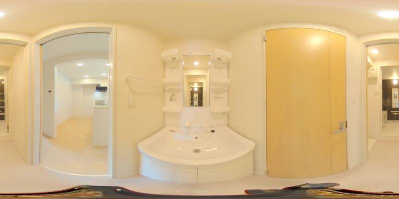 パノラマ画像洗面所