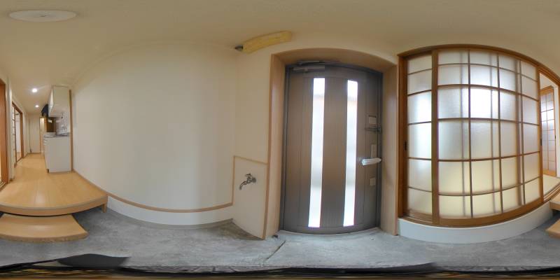 パノラマ画像玄関