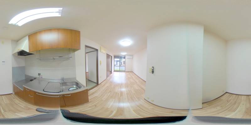 パノラマ画像キッチン